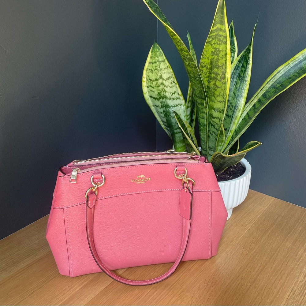 NWT Coach handbag in color peony.